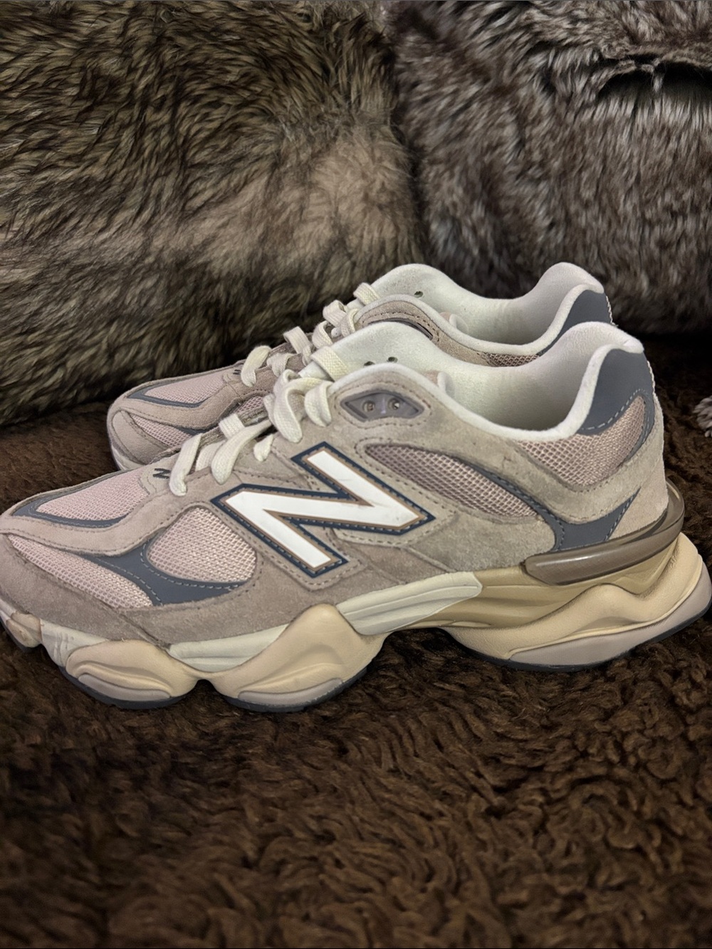 Rare! New Balance 9060 Chunky Men’s 8 sneakers - Beige and Gray - Picture 5 of 10